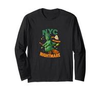 NYC Nightmare Halloween Design - cuteStatue of Liberty Witch Manche Longue