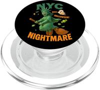 NYC Nightmare Halloween Design - cuteStatue of Liberty Witch PopSockets PopGrip pour MagSafe