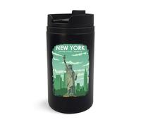 NYC Statue de la Liberté Voyage Destination Tasse de voyage, Gobelet de voyage, tasse à café isotherme, tasse portable