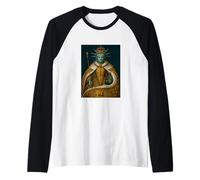NYC Statue of Liberty Inspired from Royal Art Abstract Cool Manche Raglan