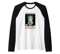 NYC Statue of Liberty with Fur Mask Bring The Unexpected Manche Raglan
