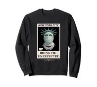NYC Statue of Liberty with Fur Mask Bring The Unexpected Sweatshirt