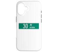 NYC Street Signs 30th Ave Astoria pour Homme et Femme Coque pour iPhone 16