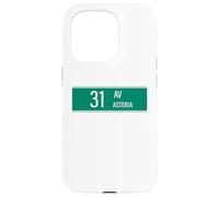 NYC Street Signs 31 Ave Astoria pour Homme et Femme Coque pour iPhone 15 Pro