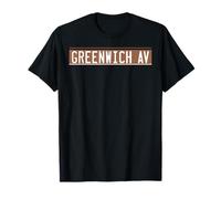 NYC Street Signs Greenwich AV West Village pour Homme et Femme T-Shirt