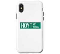 NYC Street Signs Hoyt Ave Astoria pour Homme et Femme Coque pour iPhone X/XS