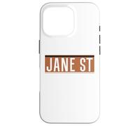 NYC Street Signs Jane St West Village pour Homme et Femme Coque pour iPhone 16 Pro