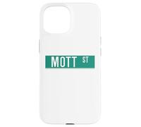 NYC Street Signs Mott St pour Homme et Femme Coque pour iPhone 15