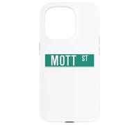 NYC Street Signs Mott St pour Homme et Femme Coque pour iPhone 15 Pro