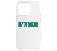 NYC Street Signs Mott St pour Homme et Femme Coque pour iPhone 15 Pro Max