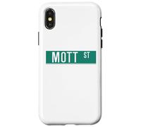 NYC Street Signs Mott St pour Homme et Femme Coque pour iPhone X/XS