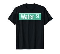 NYC Street Signs Water St pour Homme et Femme T-Shirt