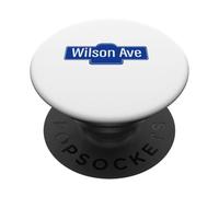 NYC Street Signs Wilson Ave pour Homme et Femme PopSockets PopGrip Adhésif