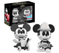 Nycc Exclusif Mickey Mouse 90 Ans Mini Figurines 2PK Pompier & Avion Fou