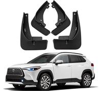 NYCH 4 Pièces Bavettes pour Auto pour Toyota Corolla Cross 2020-2023,Voiture Bavettes Garde Boue pour l'avant et l'arrière Protection Accessoire