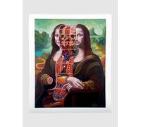 Nychos Dissection of Mona Lisa Fine Imprimé artistique à motifs Uni