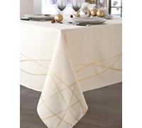 Nydel Détrier - Nappe en Damassé et Fils Pailletés Rectangle : 150 x 300 cm