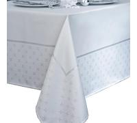 Nydel Frandy - Nappe en Damassé et Fils Pailletés Rectangle : 145 x 250 cm