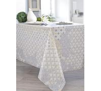 Nydel Montena - Nappe en Coton imperméable Rectangle : 160 x 350 cm