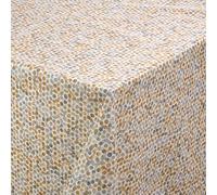 Nydel Perle - Nappe en Coton déperlante Rectangle : 160 x 350 cm