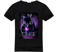 Nydia Laura Custom Once Upon A Time Men's Classic 100% Cotton T-Shirt Manches Courtes(3X-Large)
