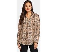 NYDJ Becky Blouse Victorian Python Pink Taille: M | Chemisiers Outlet | Femme | Rose