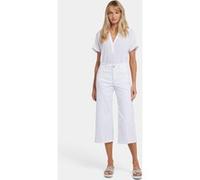 NYDJ Brigitte Wide Leg Capri Optic White Taille: 46 | Évasés pantalons Outlet | Femme | Cyan