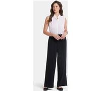 NYDJ Jayne Pull On Wide Leg Overdye Black Taille: L | Évasés pantalons Outlet | Femme | Le Noir
