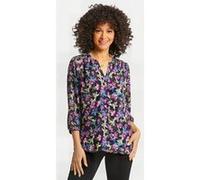 NYDJ Pintuck Blouse Midnight Plumes Taille: M | Chemisiers Outlet | Femme | Magenta