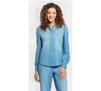 NYDJ Puff Sleeve Denim Shirt Crown Taille: M | Chemises à boutons Outlet | Femme | Bleu