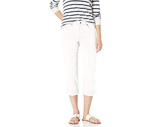 NYDJ Women's Petite Size Marilyn Crop Cuff Jean, Optic White, 8P