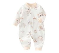 Nyeemya Bébé Une Pièce Bodysuit Combinaison En Coton Sans Semelles Fête Prénatale Photographie Soirée D'étudiants Vêtements Pour Garçon Abricot 3-7 mois
