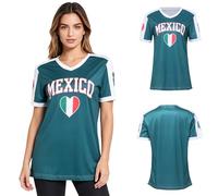 Nyeemya Femme Tops Graphiques pour Sortir T Shirts Mode Urbaine Yk Sweat Shirt Top Jersey D'Été Brassière Yoga Coton Top Col V sans Boutons Vert L