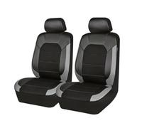 NYFDUAH 2 Housses Siège Avant Voiture pour Suzuki Ignis 2016 2017 2018 2019 2020 2021 2022 2023 Protection Coussins De Siège Couvre Cuir Non Slip Respirantes Accessoires,B Grey