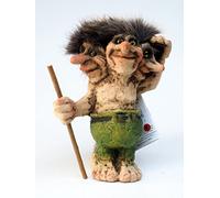 NYFORM Troll norvégien 840 150 Troll trois têtes H20 figurine brun Bleu