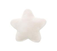 NYGGTYK 1 coussin en peluche, doux et moelleux, en forme d'étoile, convient pour voiture, salon, canapé et chambre à coucher, blanc