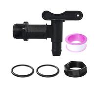 NYGGTYK 1 kit de robinet, kit de raccordement pour station d'accueil, tuyau d'accueil, robinet de raccordement d'eau pour seau, bouchon de tête de seau de jardin portable