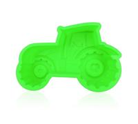 NYGGTYK 1 moule à gâteau 3D en silicone - Motif tracteur - Vert