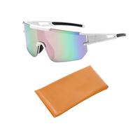 NYGGTYK 1 paire de lunettes de soleil de vélo, lunettes de soleil colorées, lunettes de soleil UV400, lunettes de soleil coupe-vent pour sports de plein air, convient aux hommes et aux femmes