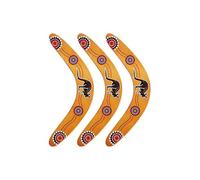 NYGGTYK 1 pièce Fléchette Boomerang d'extérieur pour enfants et adultes Boomerang Boomerang en bois extérieur en forme de V Boomerang en forme de V Jouet de soucoupe volante en plein air Jouet de