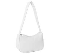 NYGGTYK 1 sac à bandoulière pour femme - Sac à bandoulière tendance - Vintage - En cuir - Convient pour les fêtes, les réunions, les anniversaires (blanc), Blanc.