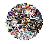 NYGGTYK 100 Autocollants À Cyclisme, Autocollants De Graffiti Créatifs De Dessins Animés, Autocollants Décoratifs De Bricolage De Skateboard, Autocollants De Scrapbook.