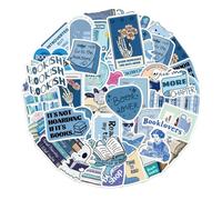 NYGGTYK 100 Autocollants De Lecture, Autocollants De Graffitis De Dessins Animés Créatifs, Autocollants Décoratifs De Carnet D'Ordinateur De Bricolage, Autocollants Esthétiques.