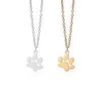 NYGGTYK 2 Morceaux De Collier À Imprimé À Griffe, Collier Mignon, Collier De Design Créatif, Collier Amusant, Collier Minimaliste Personnalisé.