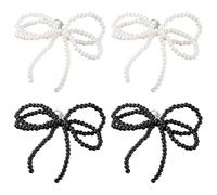 NYGGTYK 4 Morceaux De Boucle De Chaussures D'Arc, Décoration De Chaussures Élée, Décoration De Chaussures, Décoration De Chaussures Pour Femmes, Accessoires De Chaussures