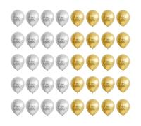 NYGGTYK 40 Morceaux De Ballons d'anniversaire, Ballons en Latex, Décorations De Fête d'anniversaire, Arrangement De Scène De Fête, Ballons Simples