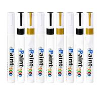 NYGGTYK 9 Morceaux De Stylo De Peinture, Stylo Marqueur, Stylo À Peinture Étanche Et Stylo Patch, Qui Peut Être Utilisé pour La Pierre, Le Bois, Le Verre, Le Métal