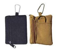 NYGGTYK Ini Sac en 2 Parties, Sac De Rangement Multifonction, Pièce De Fête Simple, Petit Sac De Rangement avec Carabiner, Sac De Rangement Pratique Extérieur