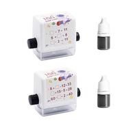 NYGGTYK Lot de 1 rouleau de sceau de mathématiques - Sceau de rouleau de calcul - Aide les enfants à apprendre les mathématiques