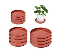 NYGGTYK Lot de 12 plateaux pour plantes, soucoupes de pot de fleurs, bac d'égouttement, plateau de plantes étanche, trois spécifications avec diamètre intérieur 11,5/13,5/15 cm